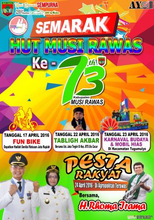 Semarak HUT Kabupaten Musi Rawas Ke-73